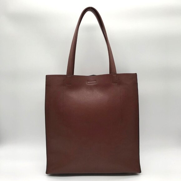Banana Republic Brown Portfolio Leather Large Tote - Picture 2 of 12